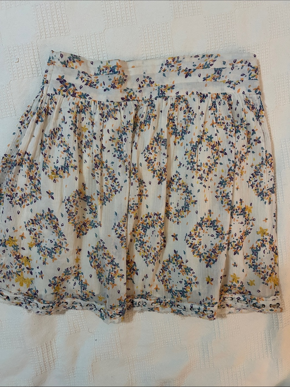 ZADIG & VOLTAIRE  VIOLETTE  Floral Mini Skirt 38/Medium